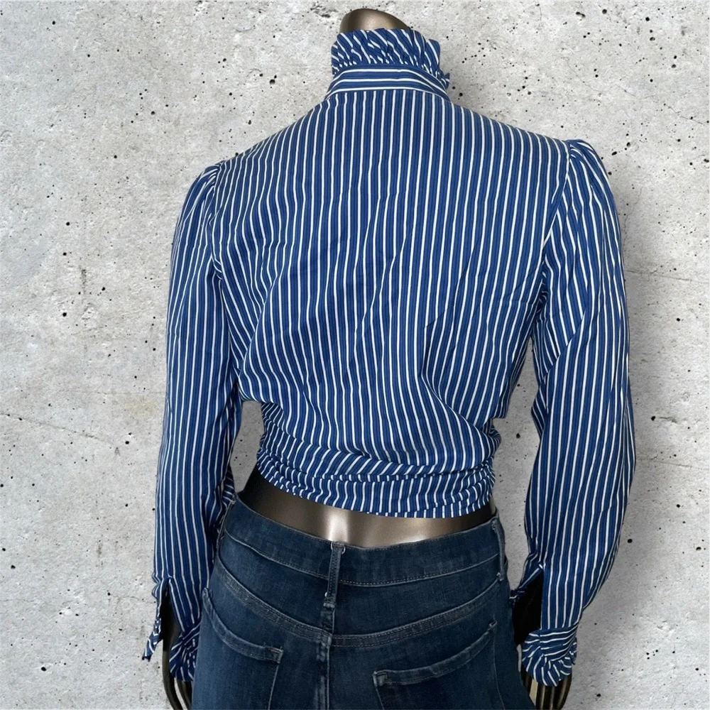 Ruffled Button Down - Picture 2 of 2